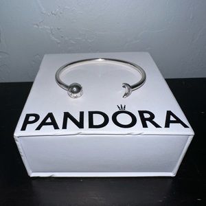 Pandora Moon and Star Bangle Bracelet brand new without tags!